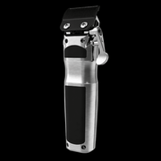 back view of Gamma+ Cyborg cordless hair clipper on a black background