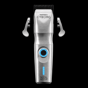 Gamma+ Cyborg Cordless Clipper – professional barber clipper front view