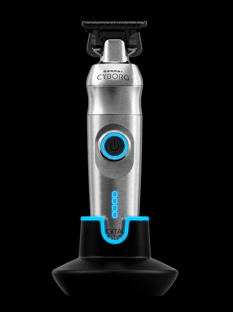 Gamma+ Cyborg Trimmer – replacement T-blade on black background