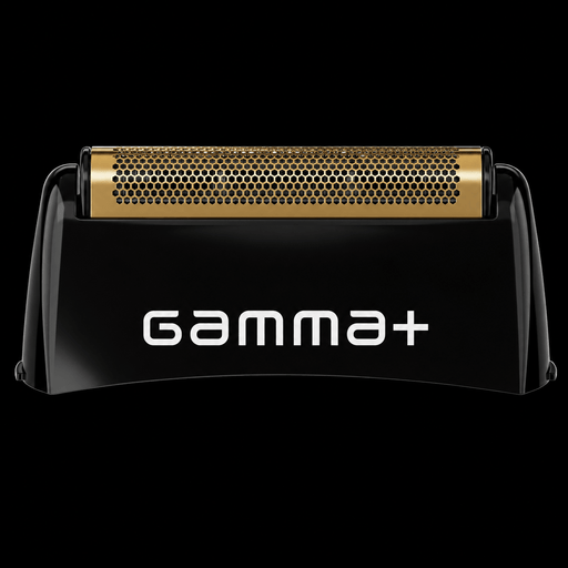 Gamma+ Boosted One Foil Shaver replacement gold titanium foil head close-up
