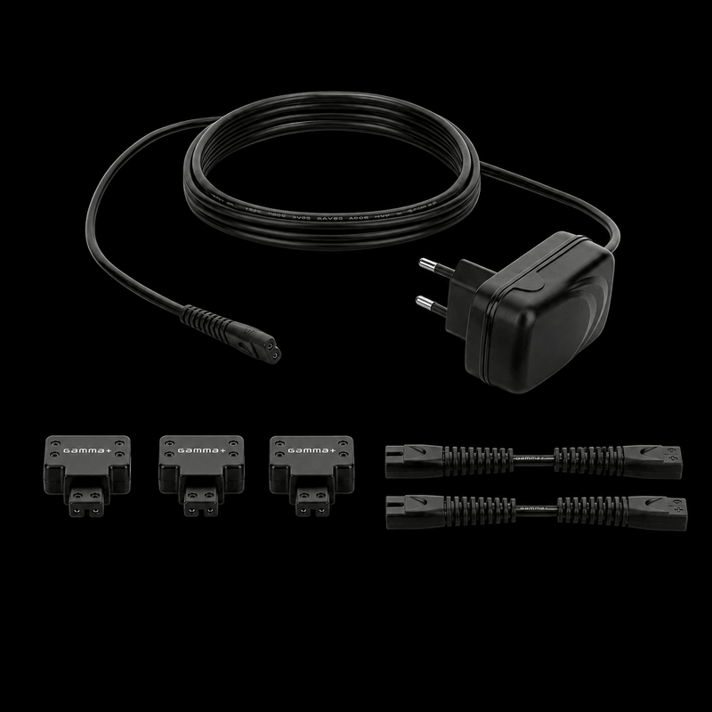 Gamma+ Connect3 charging kit with power adapter connectors and expansion cables