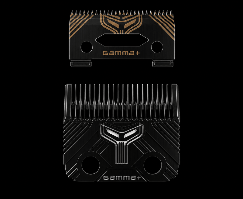 Gamma+ T1000 Echo Fade Blade Set – two comb attachments on white background