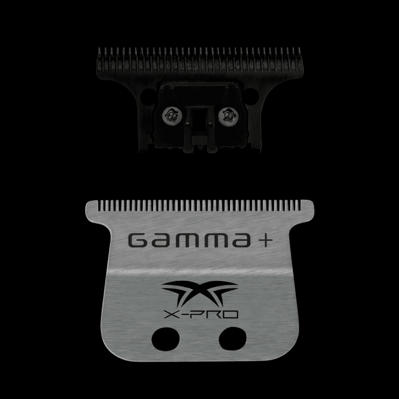Gamma+ X-Pro Wide fixed trimmer blade set for professional trimming