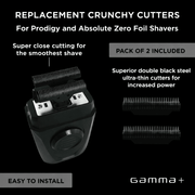 Gamma+ Replacement Crunchy Cutters – features view