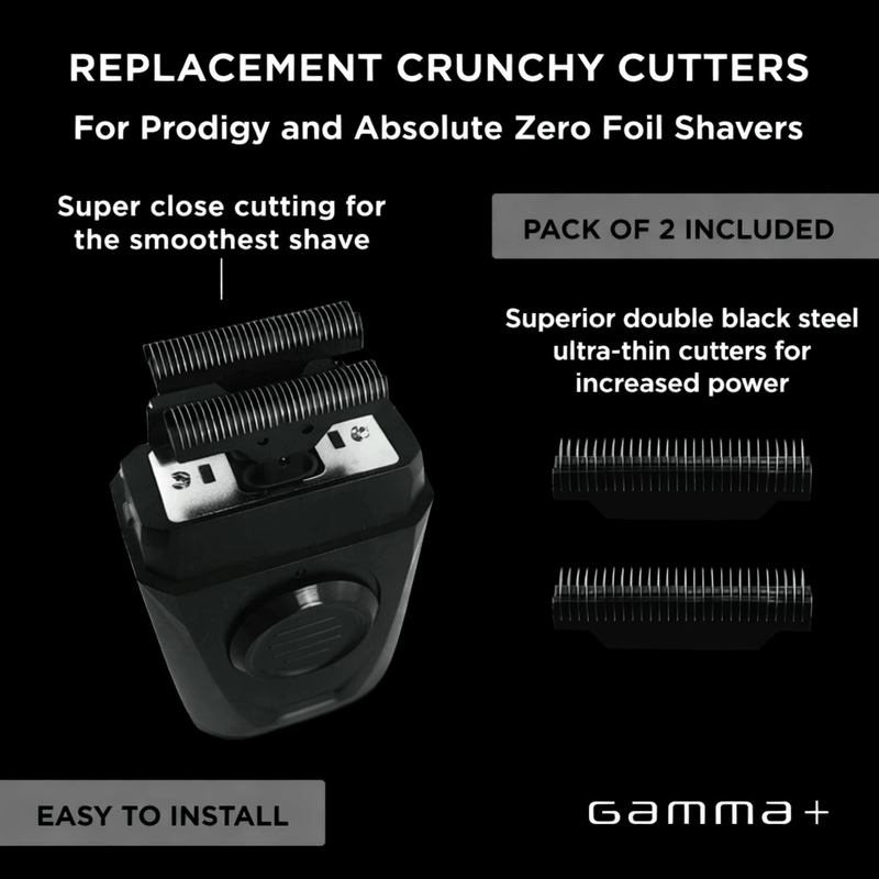 Gamma+ Replacement Crunchy Cutters – features view
