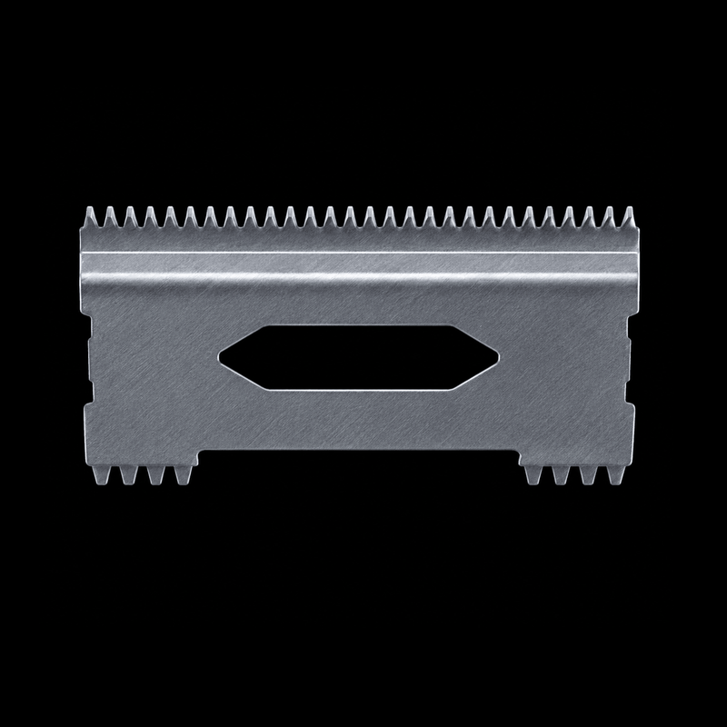 Gamma+ Replacement Stainless Steel Shallow Tooth Moving Clipper Blade – main view