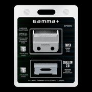 Gamma+ Taper Blade Shallow 2.0 – packaging with specifications
