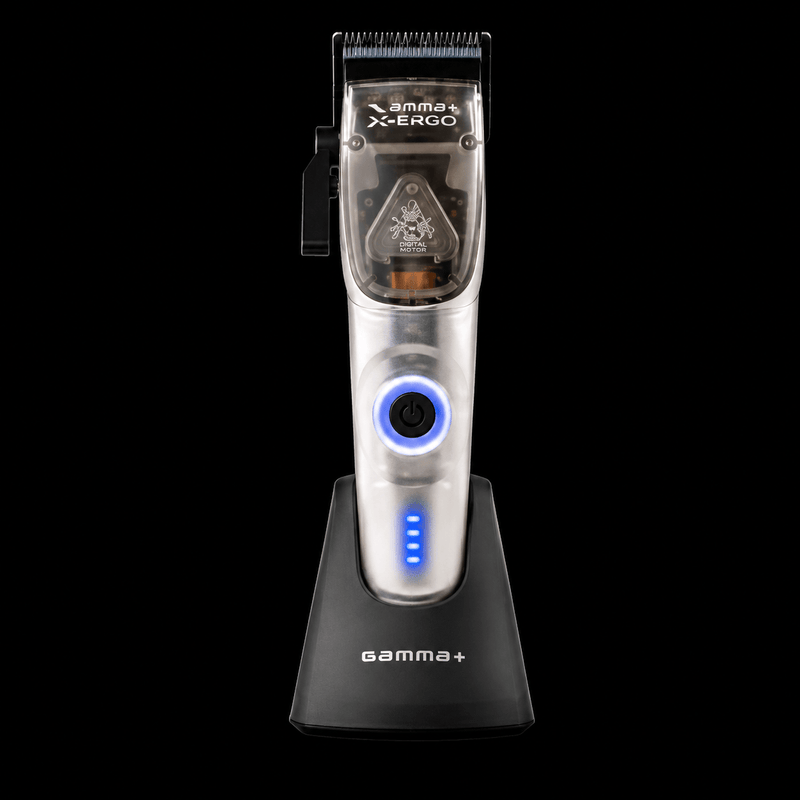 Gamma+ X-Ergo Clipper – professional barber clipper main view