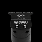 Gamma+ X-Pro Wide The One Replacement Trimmer Blade Black – back view