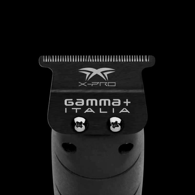 Gamma+ X-Pro Wide The One Replacement Trimmer Blade Black – back view