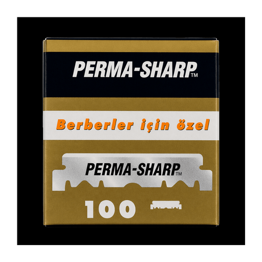 Gillette Perma-Sharp Single Edge Blades – case of 50 barber razor blades
