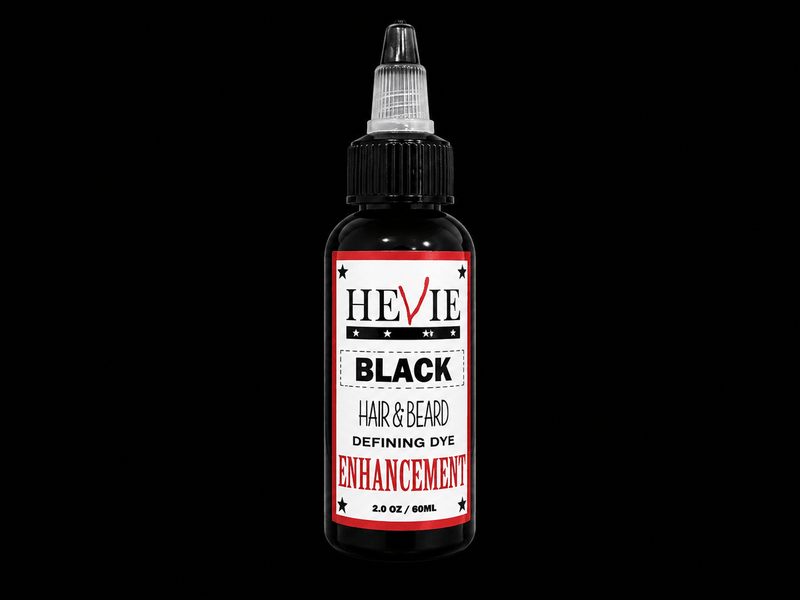 Hevie Enhancement Semi-Permanent Hair & Beard Defining Dye – Black 2 oz product detail