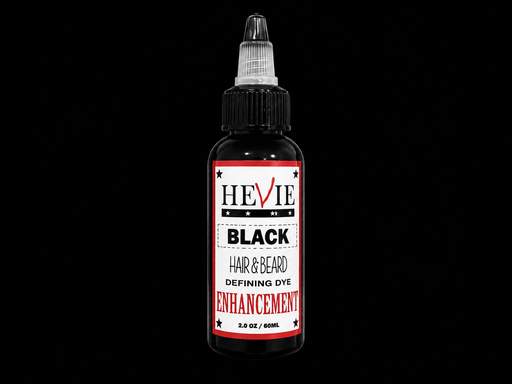 Hevie Enhancement Semi-Permanent Hair & Beard Defining Dye – Black 2 oz product detail