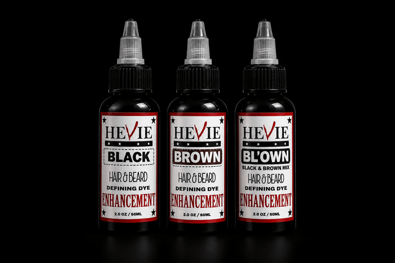 Hevie Enhancement Semi-Permanent Hair and Beard Defining Dye
