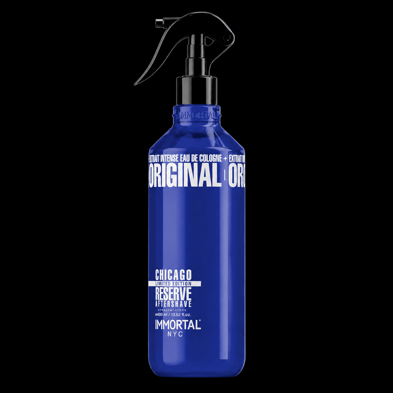 Immortal Aftershave Premium Edition Chicago Reserve barber aftershave spray