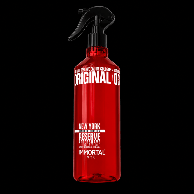 Immortal Aftershave Premium Edition New York Reserve barber aftershave spray