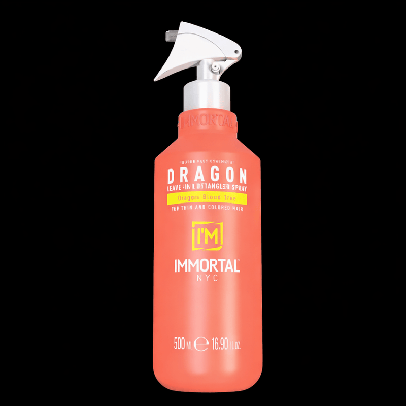 Immortal Dragon leave-in conditioner and detangler spray for thin & color-treated hair