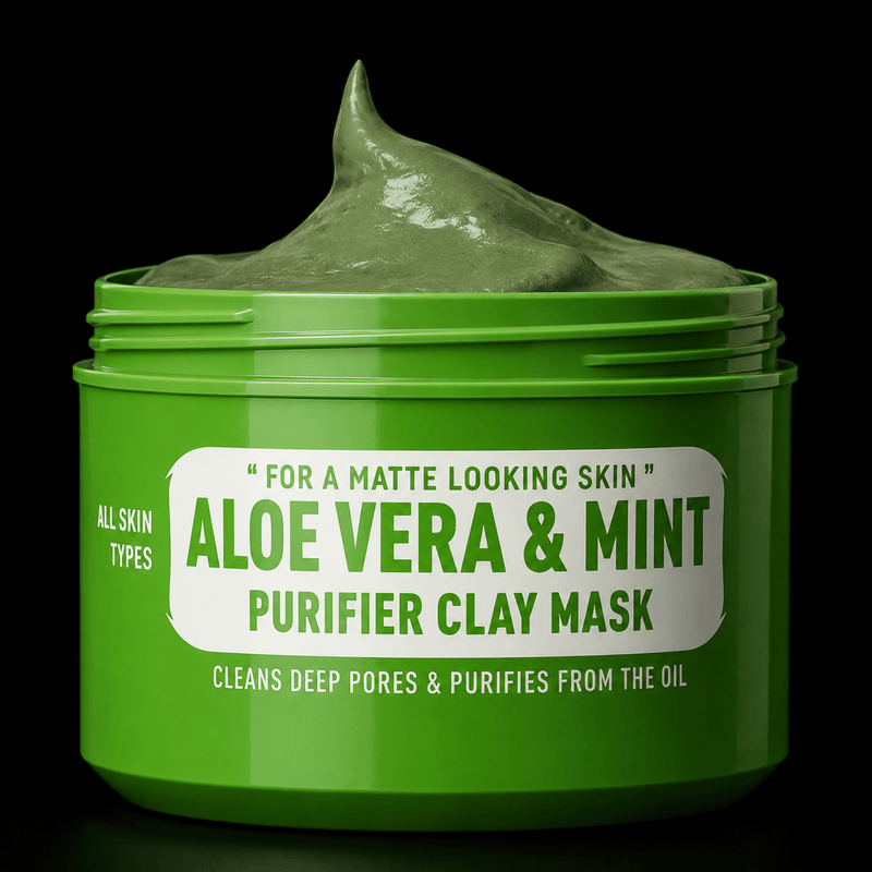 Immortal NYC Infuse Aloe Vera and Mint Purifier Clay Mask – product texture view