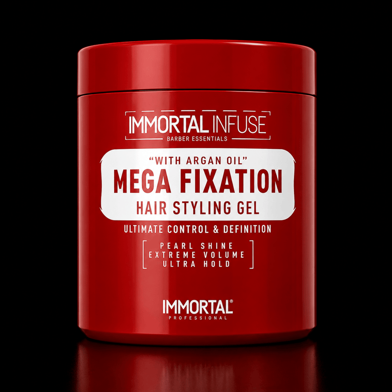 Immortal NYC Infuse Mega Fixation Hair Styling Gel with Argan Oil