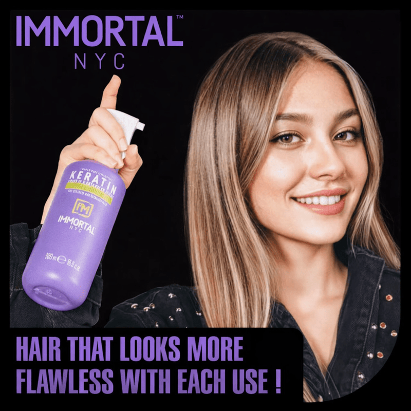 Immortal Leave-In and Detangler Spray Plant Keratin – detail view