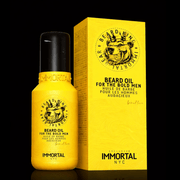 Immortal NYC Beard Oil – with packaging box, beard care and styling