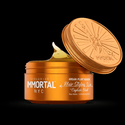 Immortal NYC Captain Black Hair Styling Wax – front view