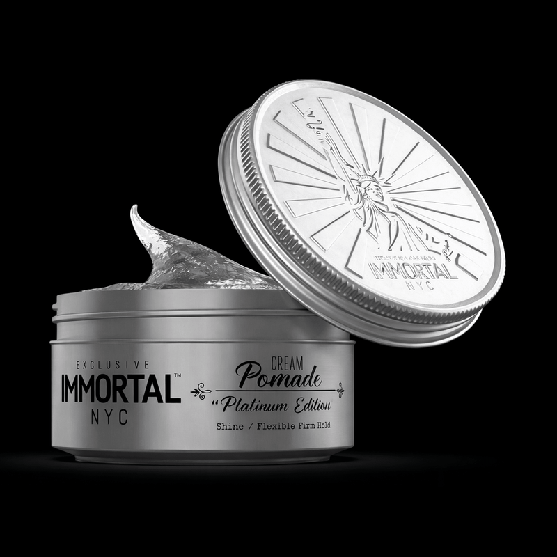 Immortal NYC Cream Pomade Platinum Edition – jar front view