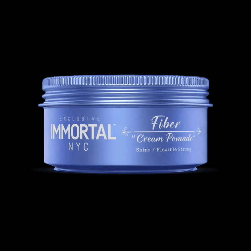 Immortal NYC Exclusive Fiber Cream Pomade – jar front view