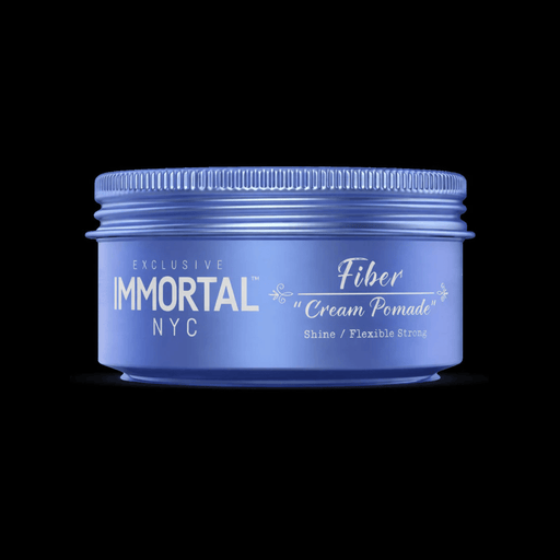 Immortal NYC Exclusive Fiber Cream Pomade – jar front view