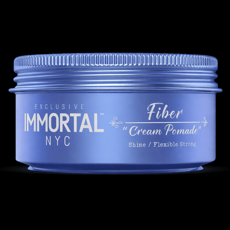 Immortal NYC Exclusive Fiber Cream Pomade – open jar detail