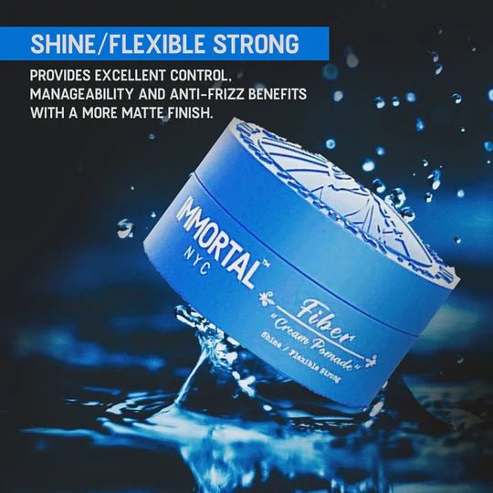 Immortal NYC Exclusive Fiber Cream Pomade – product texture view