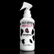Immortal NYC Milkshock leave-in and detangler spray – bottle on black background