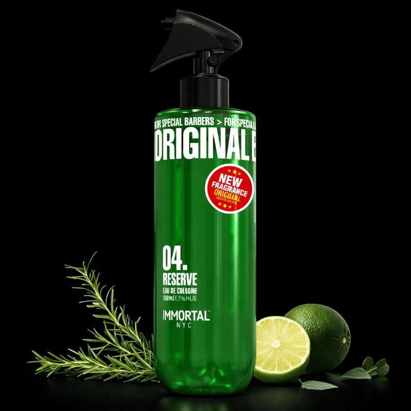 Immortal NYC Reserve 04 Original Eau de Cologne Aftershave Spray Bottle