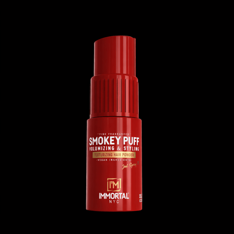 Immortal NYC Smokey Puff Scented Texturizing Hair Powder – lifestyle view