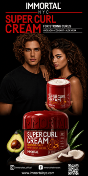 Immortal NYC Super Curl Cream – nourishing formula for curls