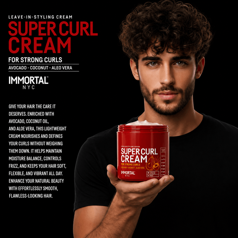 Immortal NYC Super Curl Cream – styling benefits and key ingredients