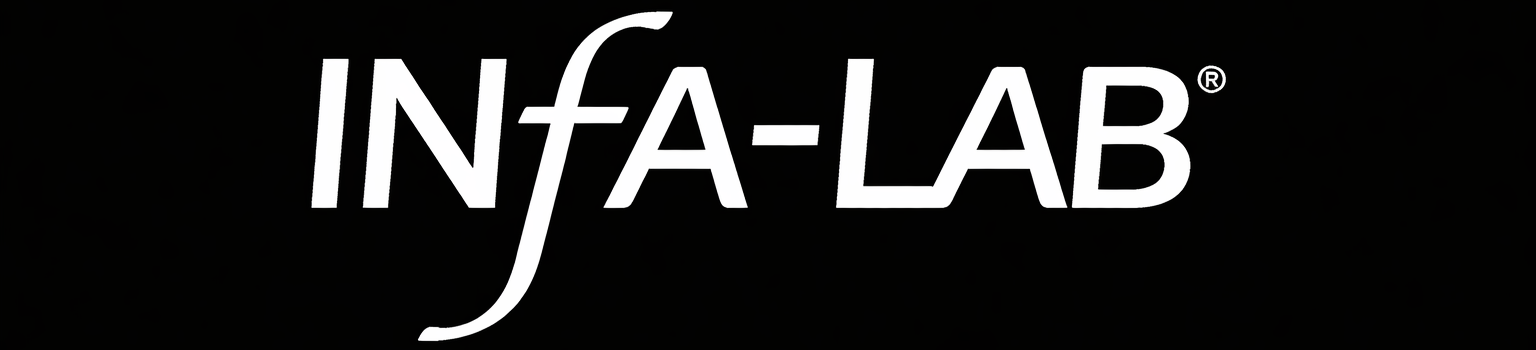 INFA-LAB logo on a black background