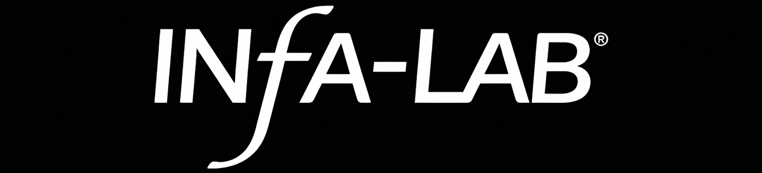 INFA-LAB logo on a black background