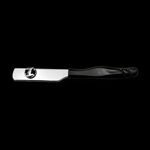 Irving Barber Company Straight Razor Handle Black – front view