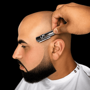 Irving Barber Company Straight Razor Handle Black – precision head and beard shaving