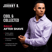 Johnny B Aftershave Balm – cools, calms, and conditions the skin