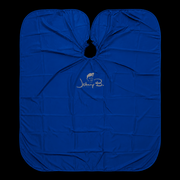Johnny B Cutting Cape – adjustable neck closure detail