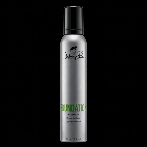 Johnny B Foundation Styling Mousse 200ml flexible hold hair mousse bottle