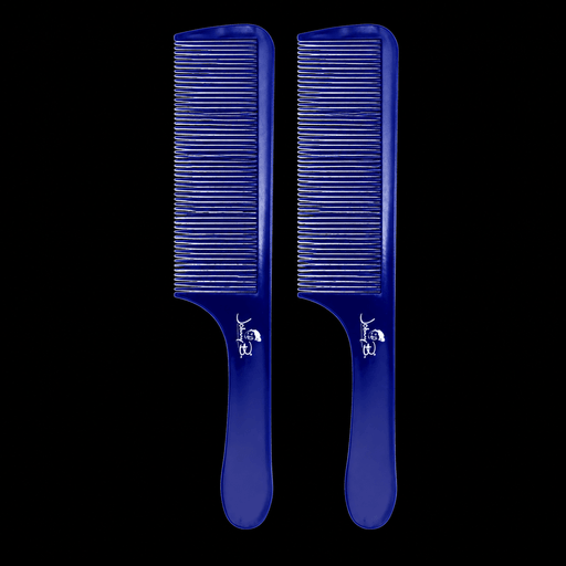 Johnny B Get Faded Comb Set blue barber fade combs for clipper over comb blending