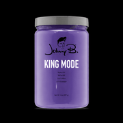 Johnny B King Mode styling gel lifestyle product display on black background