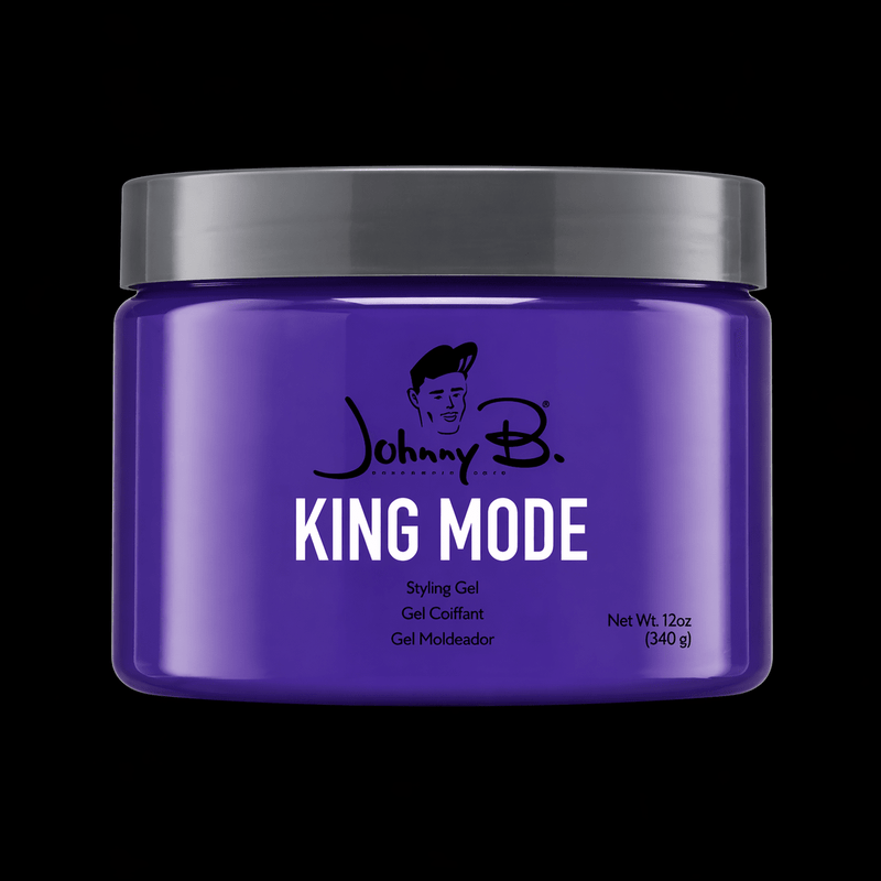 Johnny B King Mode Styling Gel – 12 oz jar with purple lid