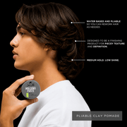 Johnny B Molding Paste – lifestyle display showing flexible hold