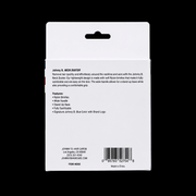 Johnny B Neck Duster back packaging showing features instructions and barcode