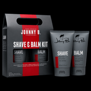 Johnny B Shave and Balm Kit – complete set with shave cream and aftershave balm