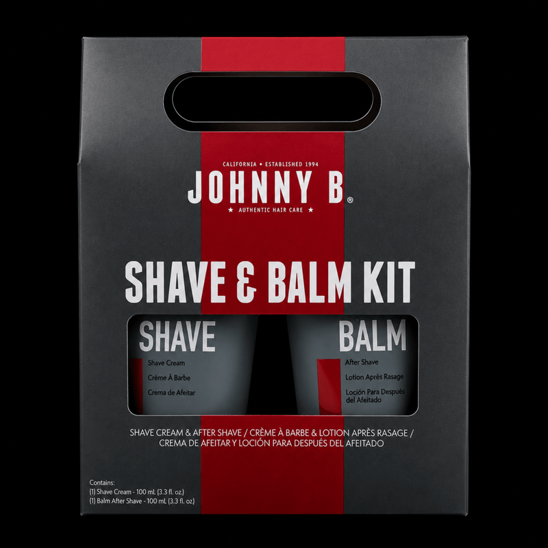 Johnny B Shave and Balm Kit – professional shaving and aftershave care set